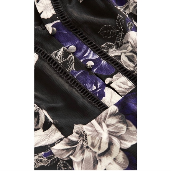 NWT CITY CHIC Floral Top Size 14 - Picture 6 of 9